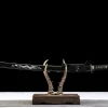 Tiefes Ozean Goldfaden - Handgeschmiedetes Katana aus T10 Werkzeugstahl