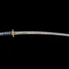 Tinten­schuppen im Lichtfluss - Handgeschmiedetes Katana aus T10 Werkzeugstahl