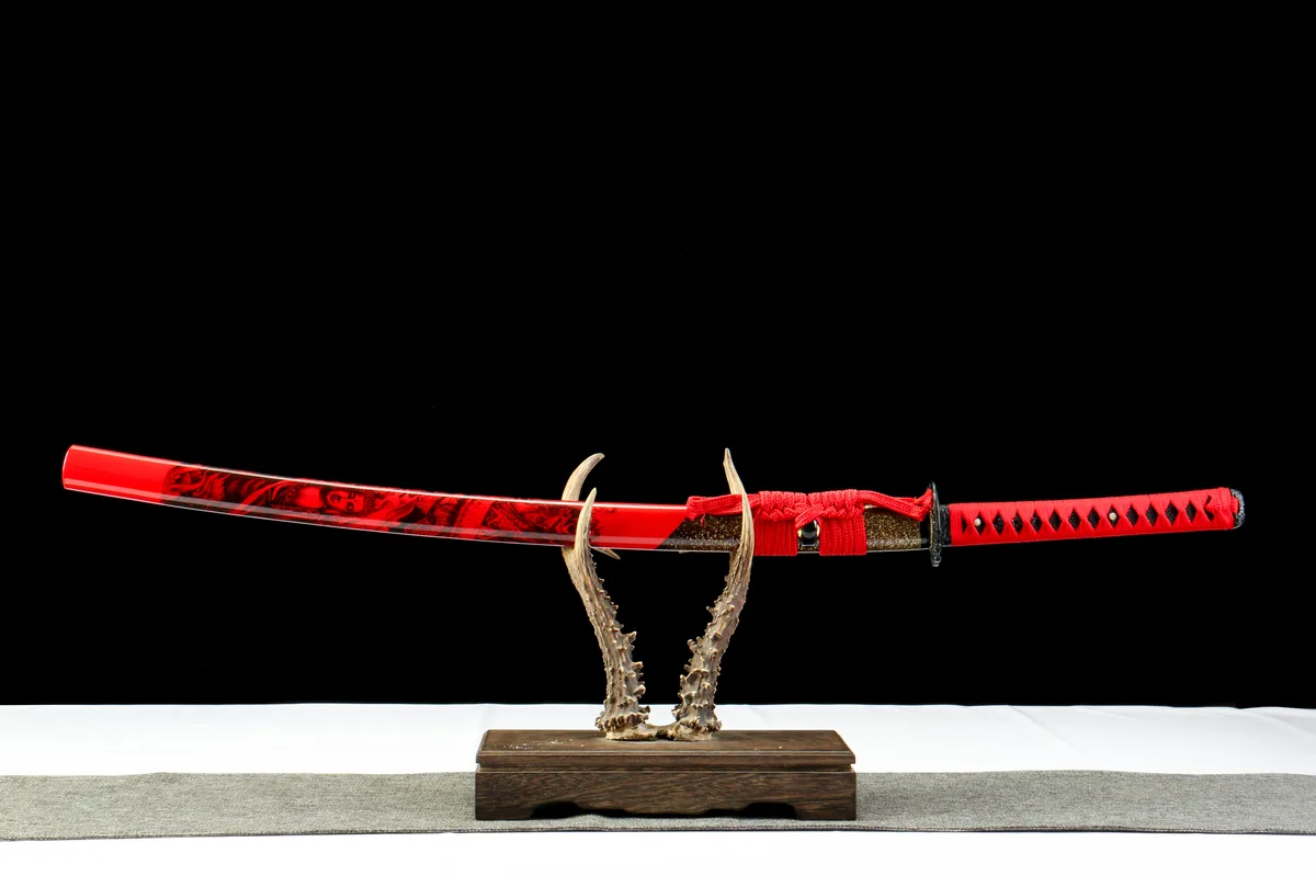 Yaksha (炎) - Handgeschmiedetes Katana aus T10 Werkzeugstahl