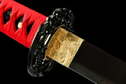 Alternative view of Yaksha (炎) - Handgeschmiedetes Katana aus T10 Werkzeugstahl