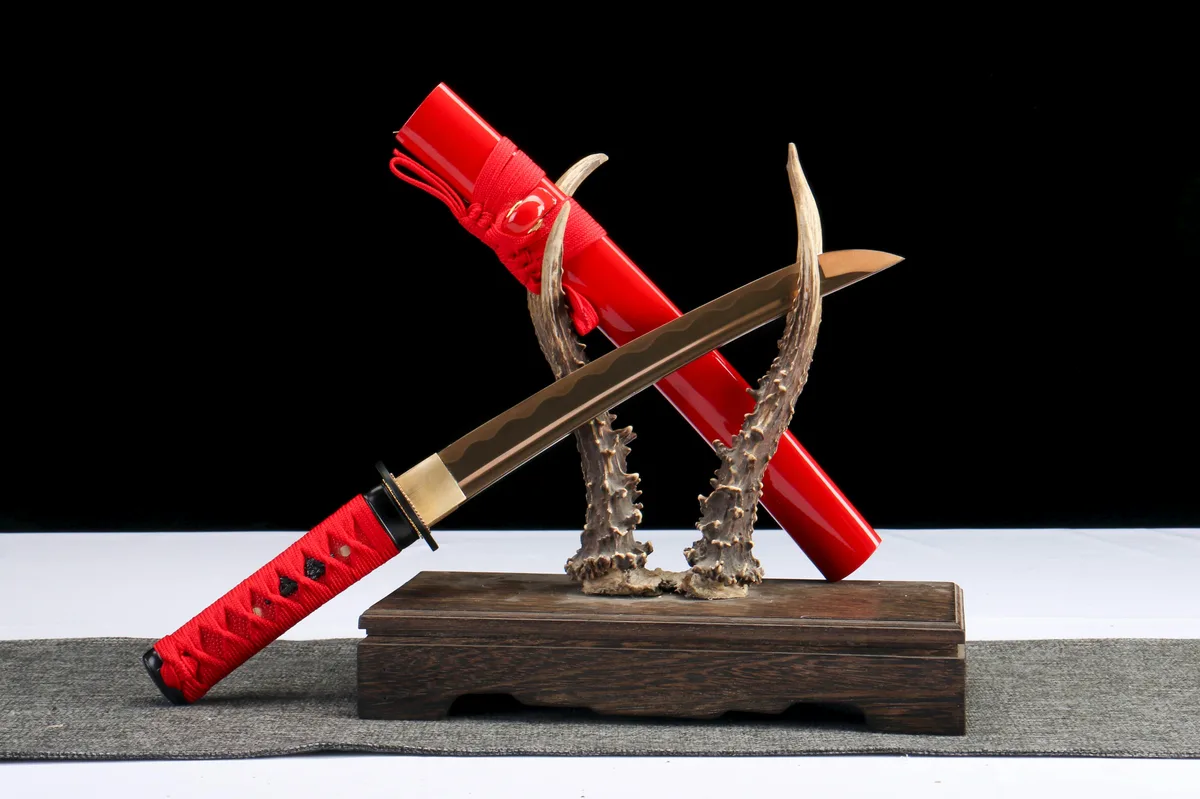 Karmisches Feuer - Handgeschmiedetes Tanto aus 1045 Kohlenstoffstahl - Image 2