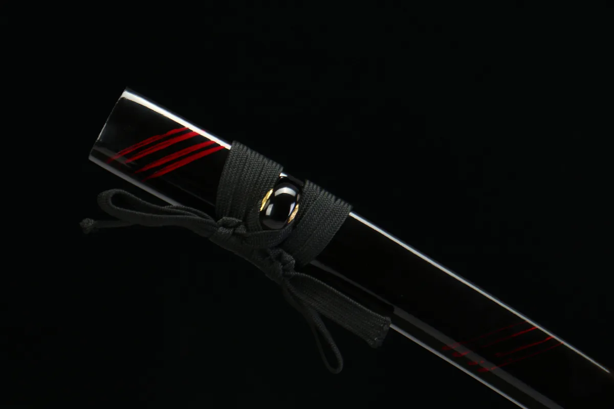 Flammenschatten - Handgeschmiedetes Wakizashi aus 1045 Kohlenstoffstahl - Image 4
