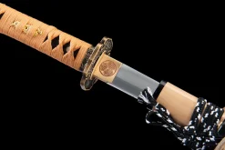 Brücke des Mitgefühls - Handgeschmiedetes Wakizashi aus 1065 Kohlenstoffstahl
