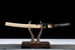 Klingenlose Schuppe - Handgeschmiedetes Wakizashi aus 1065 Kohlenstoffstahl