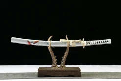 Koi Wakizashi - Handgeschmiedetes Wakizashi aus 1065 Kohlenstoffstahl