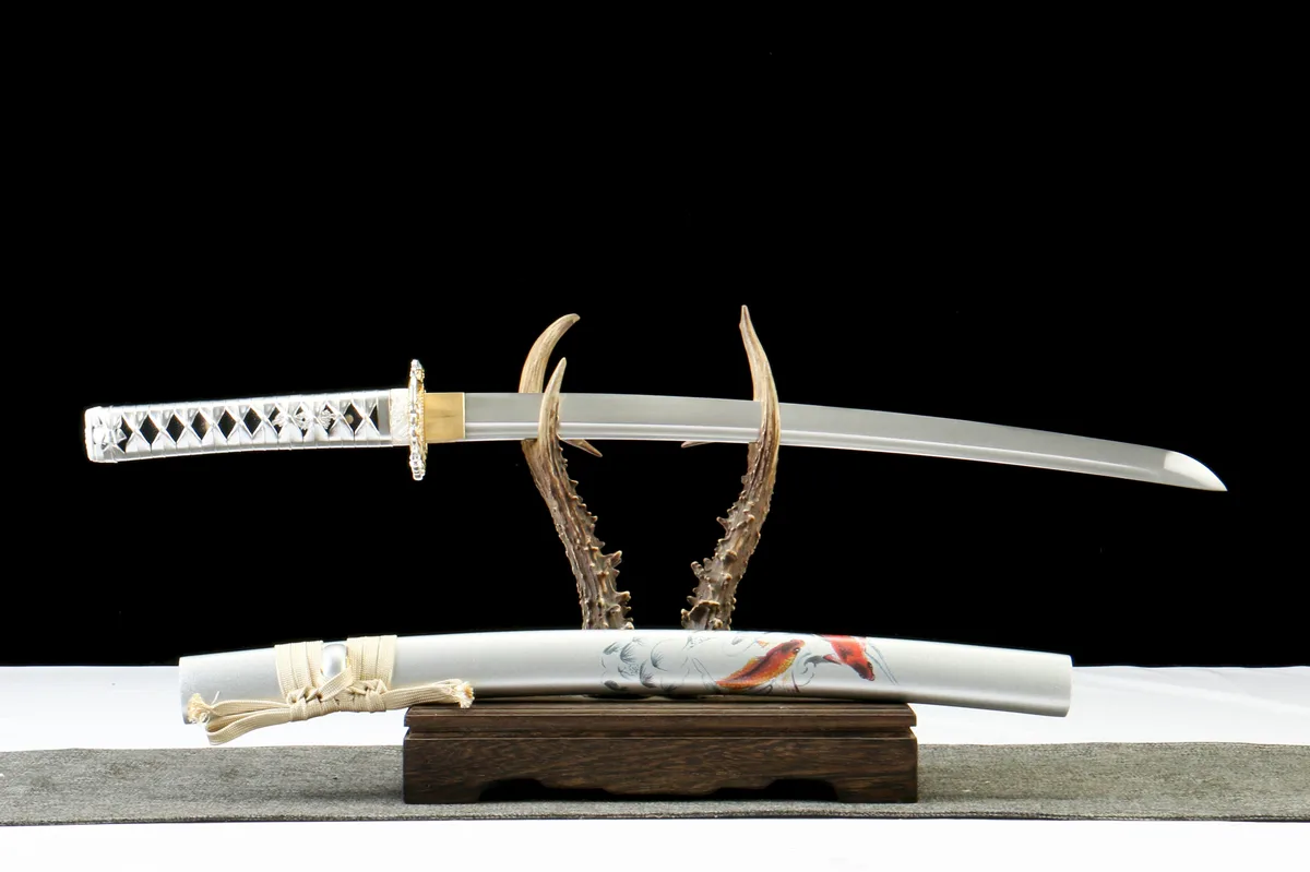 Koi Wakizashi - Handgeschmiedetes Wakizashi aus 1065 Kohlenstoffstahl - Image 3