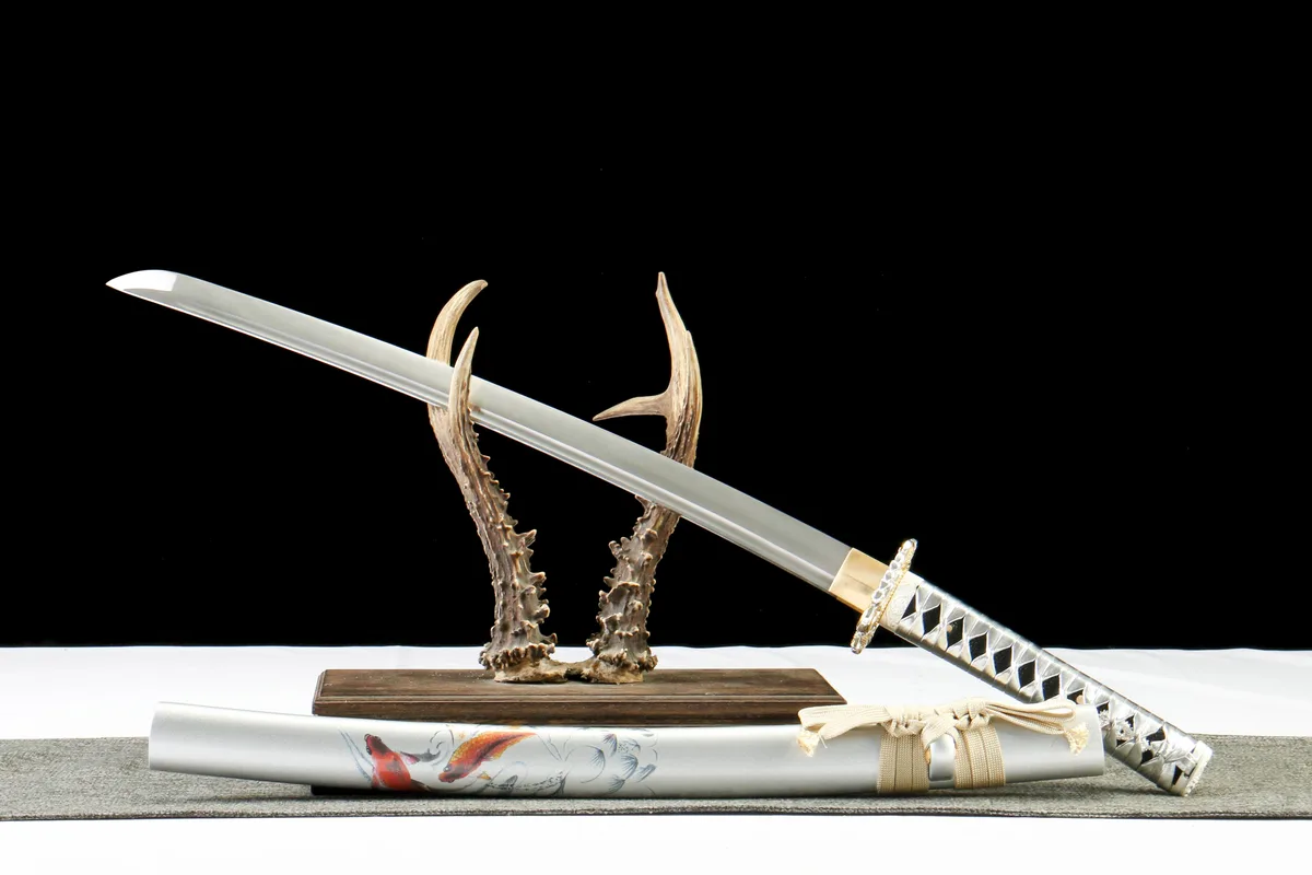 Koi Wakizashi - Handgeschmiedetes Wakizashi aus 1065 Kohlenstoffstahl - Image 10