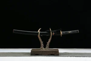 Stille Orchidee - Handgeschmiedetes Wakizashi aus Handgeschmiedeter Spezialstahl