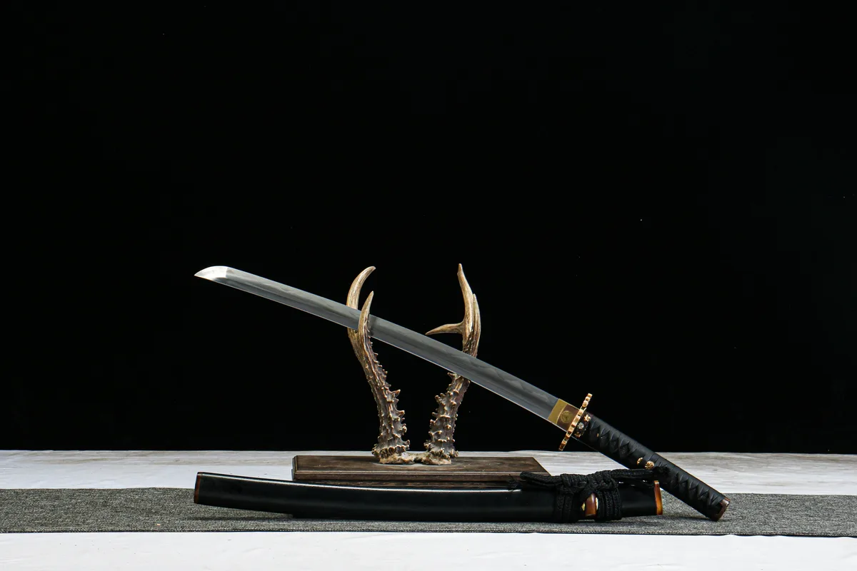 Stille Orchidee - Handgeschmiedetes Wakizashi aus Handgeschmiedeter Spezialstahl - Image 2