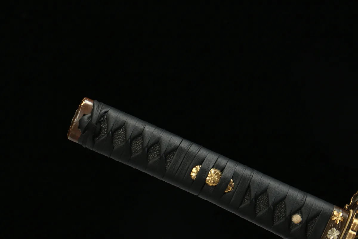 Stille Orchidee - Handgeschmiedetes Wakizashi aus Handgeschmiedeter Spezialstahl - Image 3