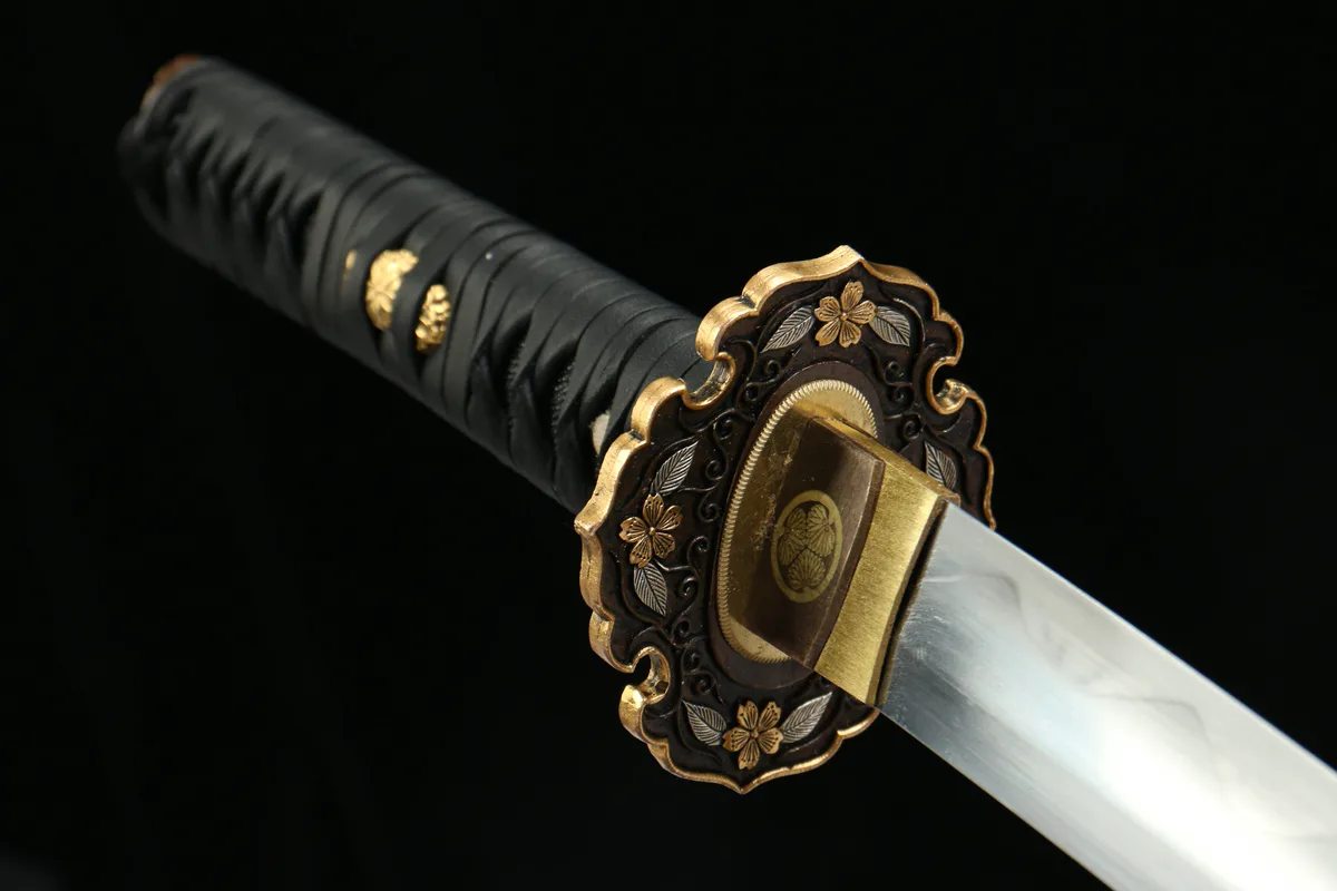 Stille Orchidee - Handgeschmiedetes Wakizashi aus Handgeschmiedeter Spezialstahl - Image 4