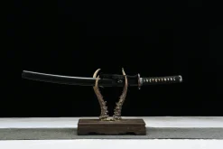 Aufsteigender Drache - Handgeschmiedetes Wakizashi aus T10 Werkzeugstahl