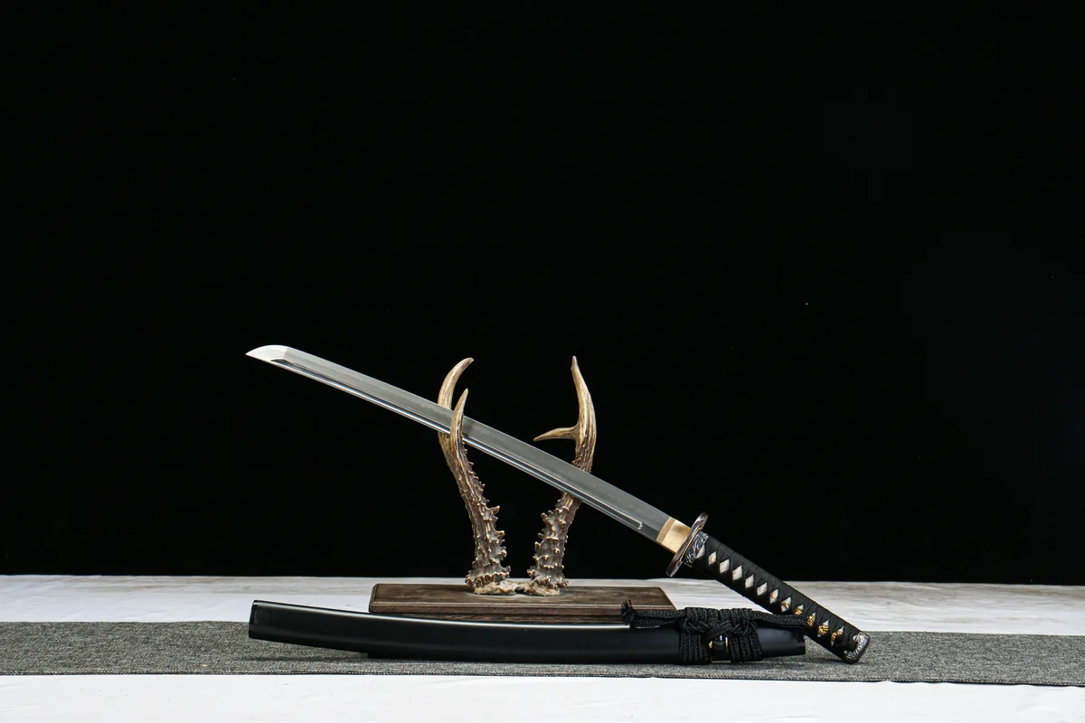 Aufsteigender Drache - Handgeschmiedetes Wakizashi aus T10 Werkzeugstahl - Image 2