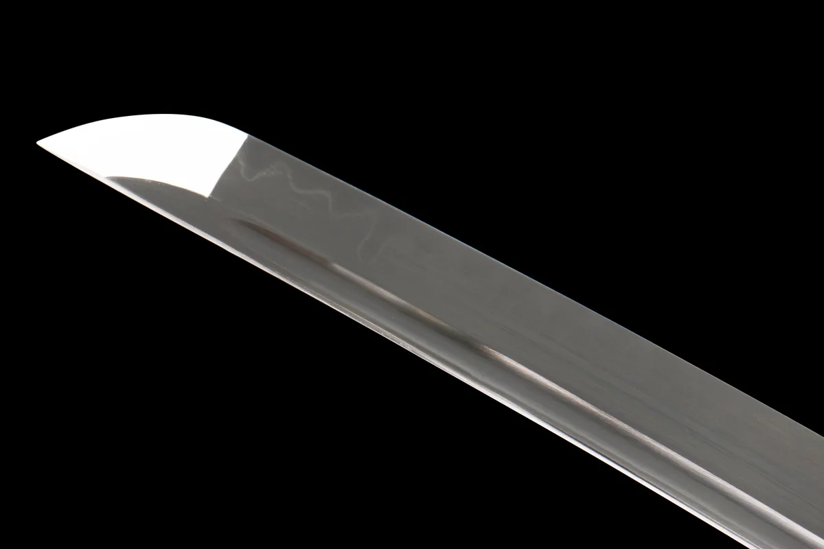 Goldene Feder - Handgeschmiedetes Wakizashi aus T10 Werkzeugstahl - Image 10