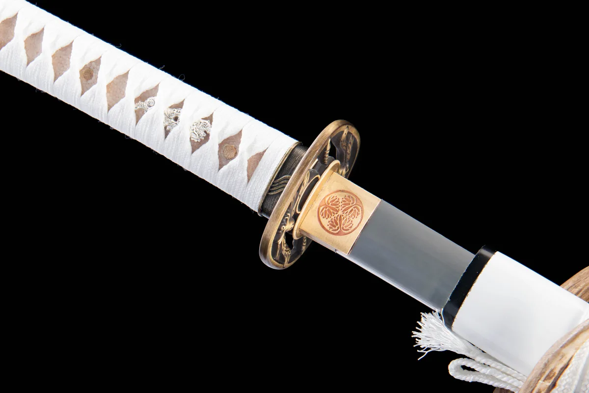 Platinschneide - Handgeschmiedetes Wakizashi aus 1065 Kohlenstoffstahl