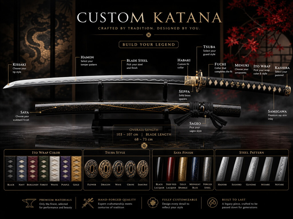 katana nach Maß
